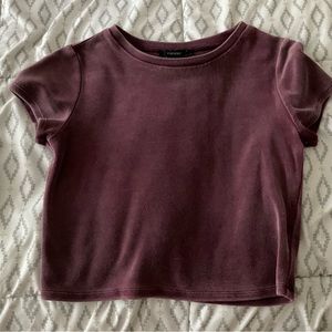 Cropped Felt Small Shirt